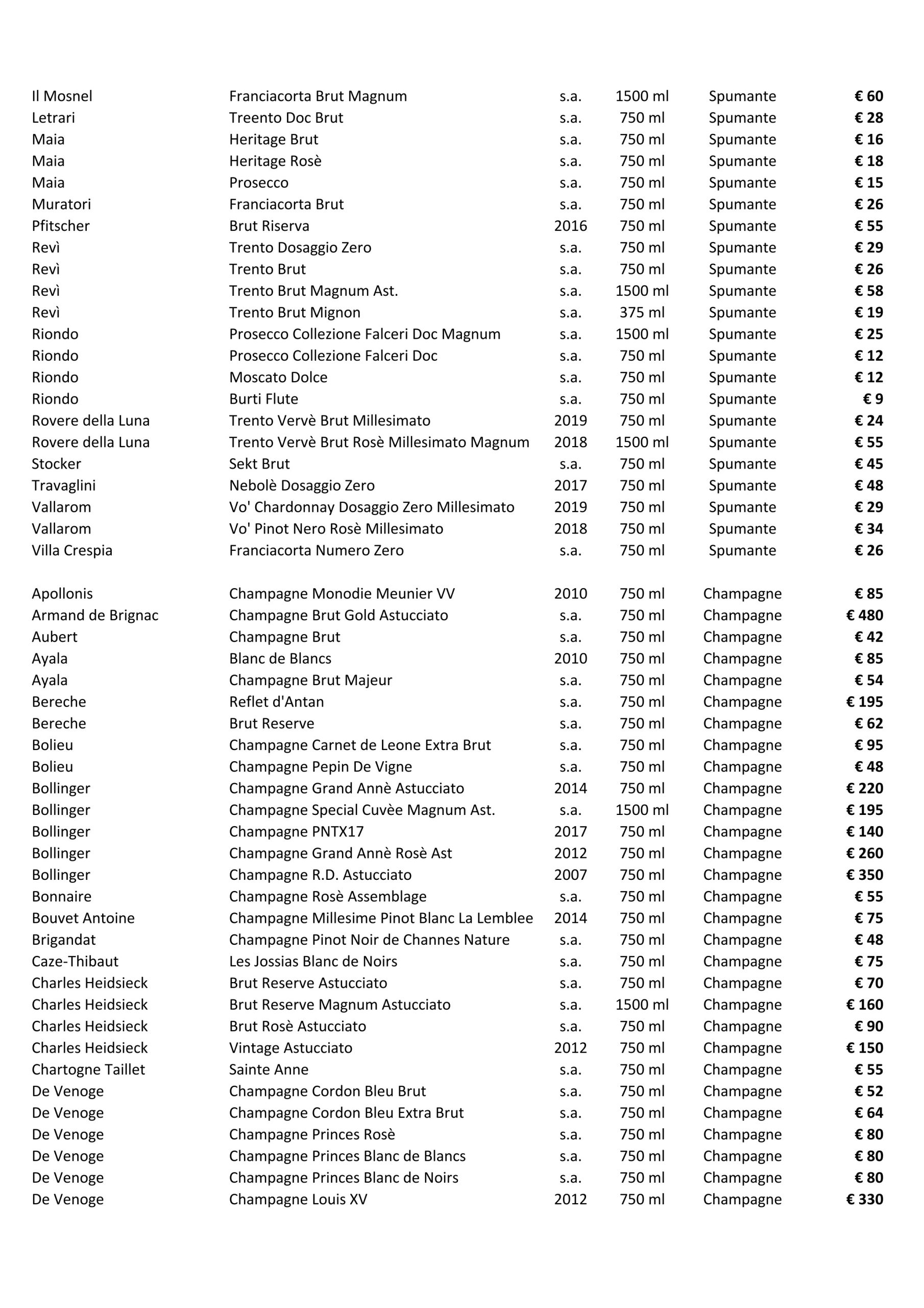 Listino Luglio 2023 X Sito 2