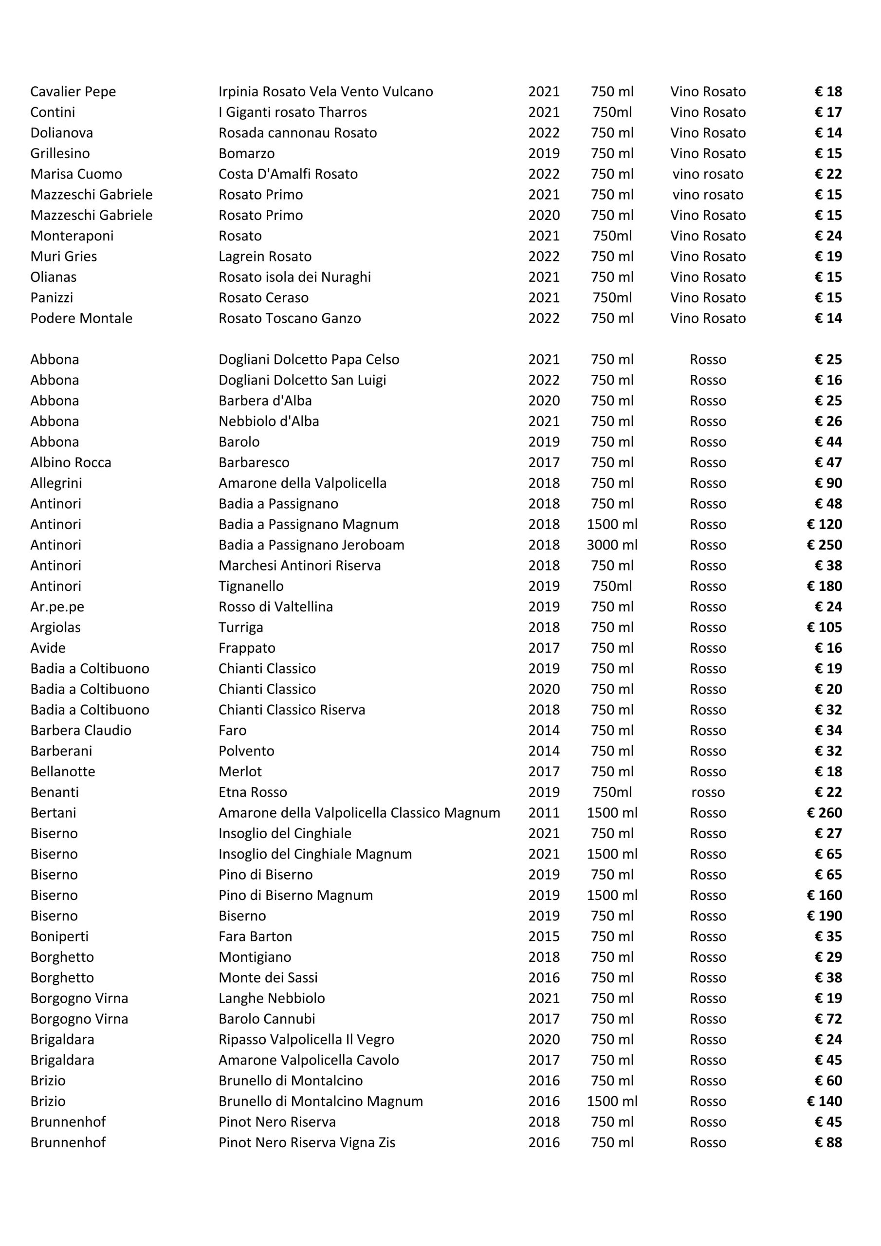 Listino Luglio 2023 X Sito 7